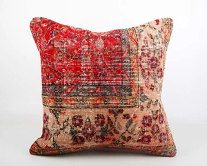 Kilim Pillow Cover Handmade Ethnic Rug Tribal Rustic Lumbar Cushion Cover - Picture 1 of 6