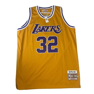 Magic Johnson Mitchell & Ness Hardwood Classics Size Mens 2XL 1979-1980 Jersey - Picture 1 of 13