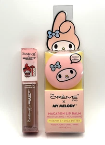 My Melody Macaron Lip Balm & Velvet Lip Stain The Creme Shop Sanrio Set Ltd Ed - Imagen 1 de 17
