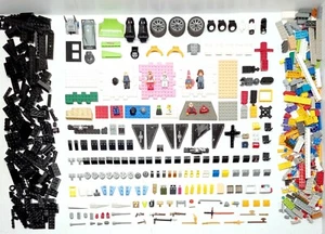 Huge Bundle Of MEGA BLOKS Building Pieces Weapons Accessories And Car Parts - Picture 1 of 6