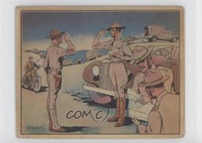 1941 Gum Inc Uncle Sam R157 Soldier How to Tell an Officer's Rank #12 0l4h