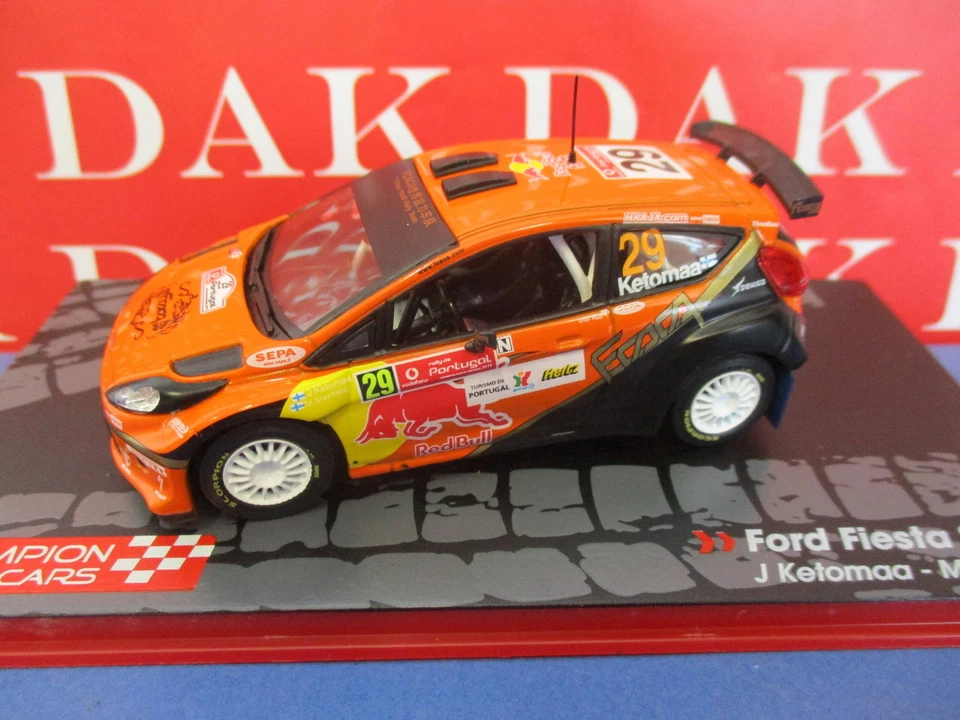 Die cast 1/43 Modellino Auto Ford Fiesta S2000 Rally di Portogallo 2010 J.Ketoma - Immagine 1 di 4