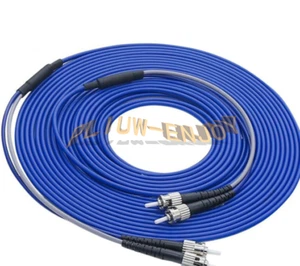 3M Armored Cable Fiber Patch Cord Pigtail Cable ST UPC To ST UPC SM 9/125 Duplex - Afbeelding 1 van 7