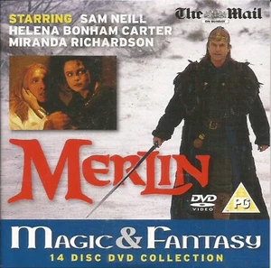 MERLIN - SAM NEILL/MIRANDA RICHARDSON/HELENA BONHAM CARTER - MAIL PROMO DVD - Picture 1 of 2