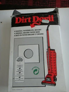 6 Stück Staubsaugerbeutel Dirt Devil Broomy SELTEN!!! - Bild 1 von 2