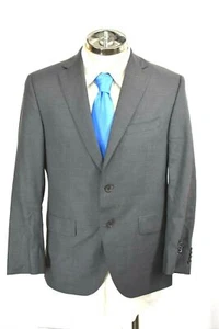 David Donahue Herren Grau Super 150s Italienische Wolle Anzug Sakko Gefüttert Karriere 40S - Bild 1 von 8