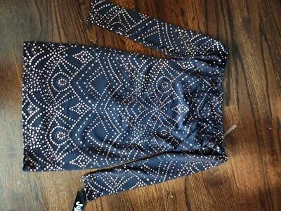 Jump Apparel Sz XS Off The Shoulder Long Sleeve Sheath Dress Black Rose Gold - Image 1 of 3