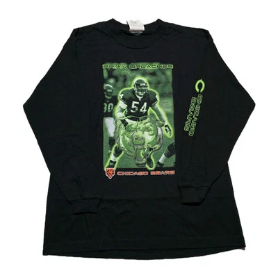 Рубашка с длинным рукавом Chicago Bears Brian Urlacher Majestic размер молодежный большой - Изображение 1 из 4