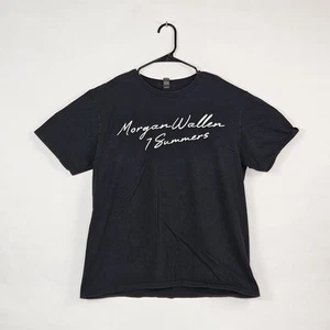 Morgan Wallen 7 Summers T-Shirt Sunset Graphic Black Anvil Gr. L Country Musik - Bild 1 von 7