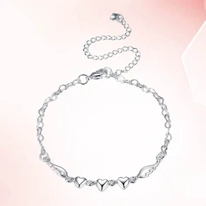 Herzförmige Flügel Fußkette Armband Schmuck für Damen - Bild 1 von 11