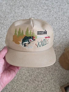 🔥 Vintage CASE IH Basa Angelszene Snapback Mütze ~ UNGETRAGEN!! - Bild 1 von 8