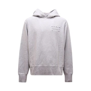 M4956 FELPA UOMO HOGAN MAN OVERSIZE SWEATSHIRT GREY - Picture 1 of 4