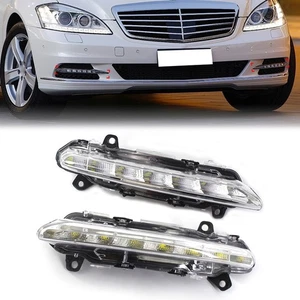 Daytime Running Fog Lights For Benz S Class W221 S350 S400 S450 S550 C250 C300 - Picture 1 of 9