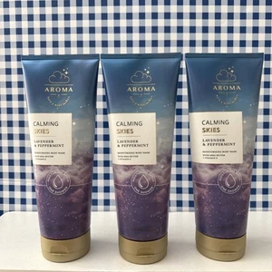 3X ~ Bath & Body Works CALMING SKIES LAVENDER & PEPPERMINT FEUCHTIGKEITSSPENDENDE KÖRPERWÄSCHE - Bild 1 von 2