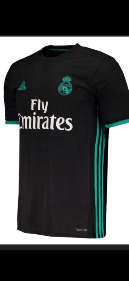 Camiseta de futebol masculina Real Madrid XL Adidas 2018 *AUTÊNTICA • NOVA COM ETIQUETAS!!! - Imagem 1 de 4