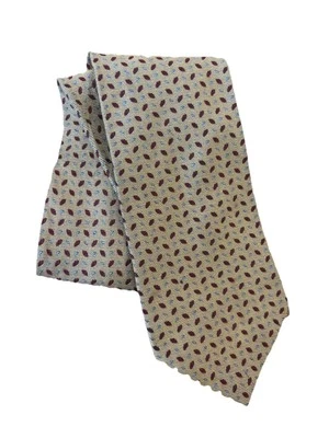 Corbata Nautica 100 % seda estampado geométrico amarillo rojo azul Foto 1 de 2