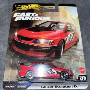 New 2025 Hot Wheels Premium Fast & Furious Lancer Evolution IX Red - Picture 1 of 3
