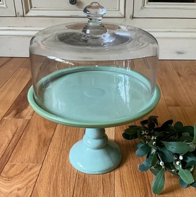 Soporte para pasteles The Pioneer Woman belleza atemporal jade jadeíta verde como nuevo 10 pulgadas  Foto 1 de 4