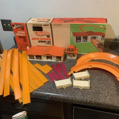 1968 Hot Wheels Super Charger Race & Sprint Set Rare Vintage Untested - Image 1 of 4
