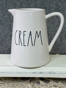Rae Dunn Artisan Collection by Magenta “Cream” Ceramic Pitcher - Ivory - Picture 1 of 7