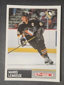 02-03 Topps Total Mario Lemieux 🚨🚨🚨 Pittsburgh Penguins Checklist - Picture 1 of 2