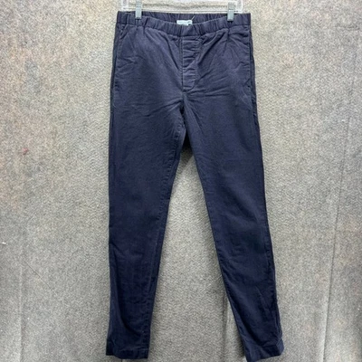 James Perse Pants Mens XS Blue Cotton Stretch Pull On Slim Fit Casual 0 Trouser - Image 1 of 4