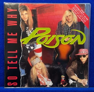 12 inch, 45 RPM Poison So Tell Me Why, Red Vinyl Record LP Album 12CLG 640 NM/EX - Picture 1 of 17