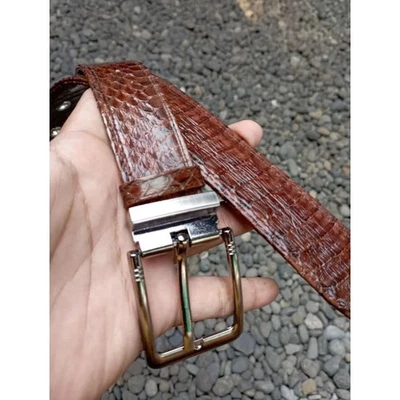 Elegant 100% Genuine Snakeskin Belt 130cm. Real Pict - Image 1 of 4