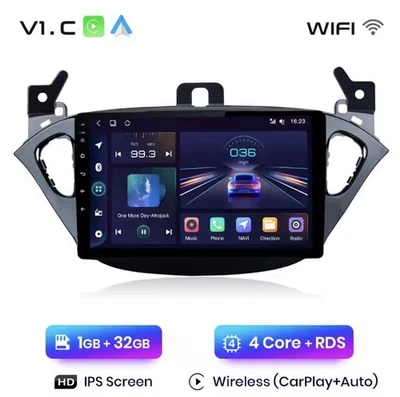 Autoradio Android 14 Opel Corsa E 2015-2019 CarPlay-AndroidAuto Wireless BT RDS - Immagine 1 di 4