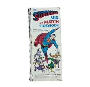 The Superman Mix or Match Storybook 1979 Ross Andru/Joe Orlando Vintage Kids - Bild 1 von 5