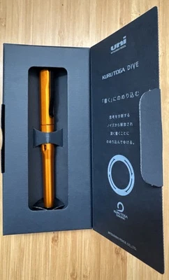 Lápis mecânico Mitsubishi Uni Kuru Toga mergulho 0,5 mm laranja crepúsculo M5-5000 - Imagem 1 de 3