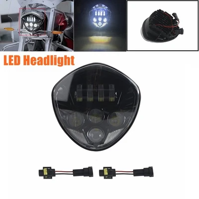 For Victory Magnum Hammer Vegas Cross Country LED Headlight Front High Low Beam - Image 1 of 4