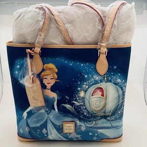 Dooney & Bourke Cinderella Dream Big Princess Leather Shopper Tote Purse Disney - Picture 1 of 13