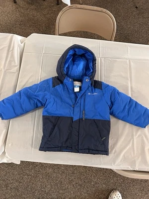 Columbia Big Boys Lightning Lift Jacket Black Graphite Zip Front Size 4T - Image 1 of 4