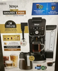 ⚡️Ninja DualBrew Grounds & Pods Speciality Coffee Maker, CFP451A - Picture 1 of 3