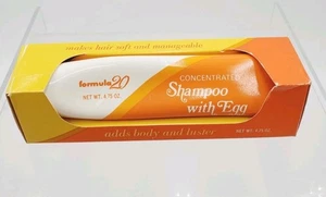 RARO shampoo concentrato per capelli vintage NOS Walgreens Formula 20 con uovo 4,75 oz - Foto 1 di 7