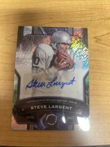2024 Topps Resurgence Steve Largent Signature Auto #RS-SL Seahawks - Picture 1 of 13