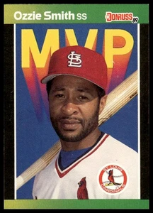 Donruss Ozzie Smith 1989 #BC-14 🔥 "© 1988 LEAF, INC" y "* Denota *" en la parte posterior - Imagen 1 de 2
