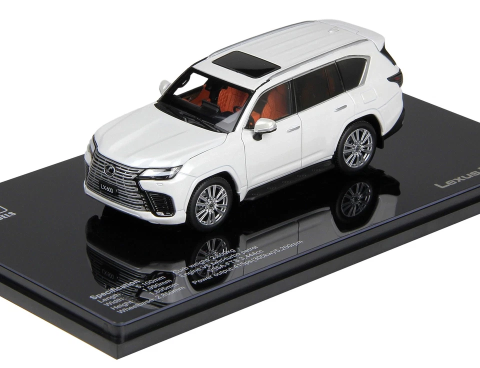 1/43 LCD-MODEL - LEXUS - LX600 2024 LCD43013-WH