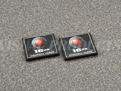 (2) RED Digital Cinema 16GB Compact Flash Cards for RED One Digital Cameras - Image 1 of 2