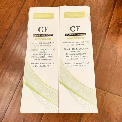 2 Pack iSpring FCF500 Composite Filter for RO500 Tankless Reverse Osmosis - Image 1 of 3