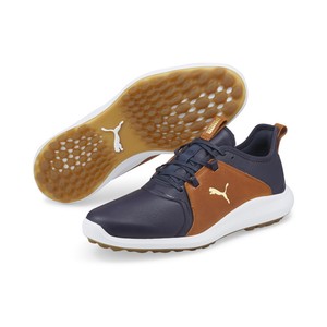 brown puma golf shoes