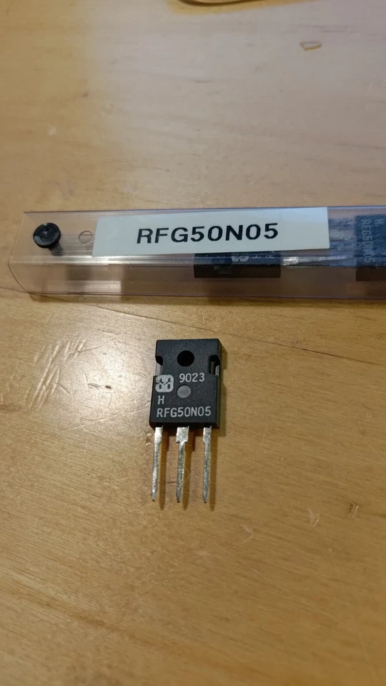RFG50N05 N-Channel Power MOSFET 50 V 50A (Tc) 132W (Tc) - Image 1 of 1