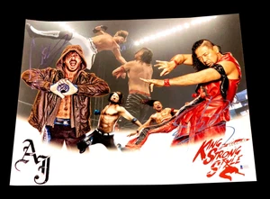 WWE AJ STYLES AND NAKAMURA HAND SIGNED AUTOGRAPHED 16X20 PHOTO WITH BECKETT COA - Picture 1 of 4