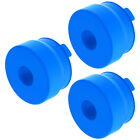 3pcs Reusable Silicone Water Jug Lids - Blue