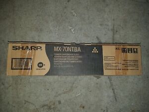 Genuine Sharp MX70NTBA Black Toner Cartridge MX-5500N 6200N 7000N BNIB