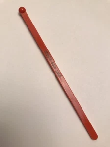 Doug's Body Shop Swizzle Stick Stir Vintage advertising Orange - Picture 1 of 3