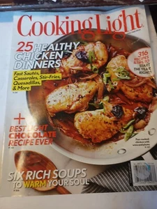 Cooking Light Magazine Healthy Chicken Dinners Jan/Feb 2012 E13 - Foto 1 di 1