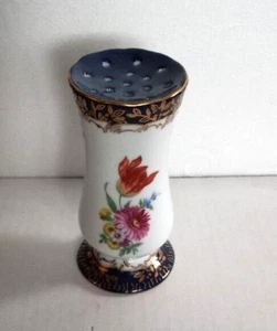 Hutnadel Halter Porzellan Limoges blau Kommode Schminktisch Geschenk - Bild 1 von 3