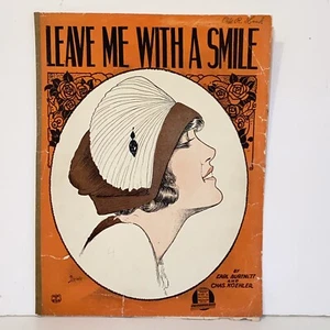 Vintage 1937 Leave Me With A Smile Sheet Music - Picture 1 of 12
